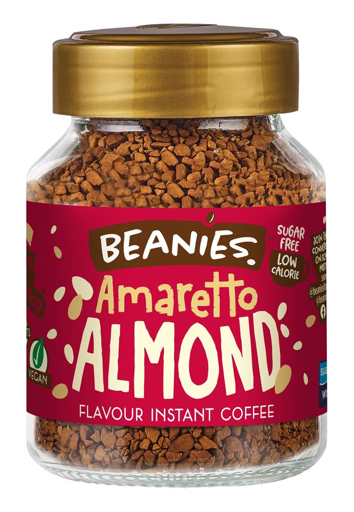 Beanies Amaretto Almond Instant Coffee 50g