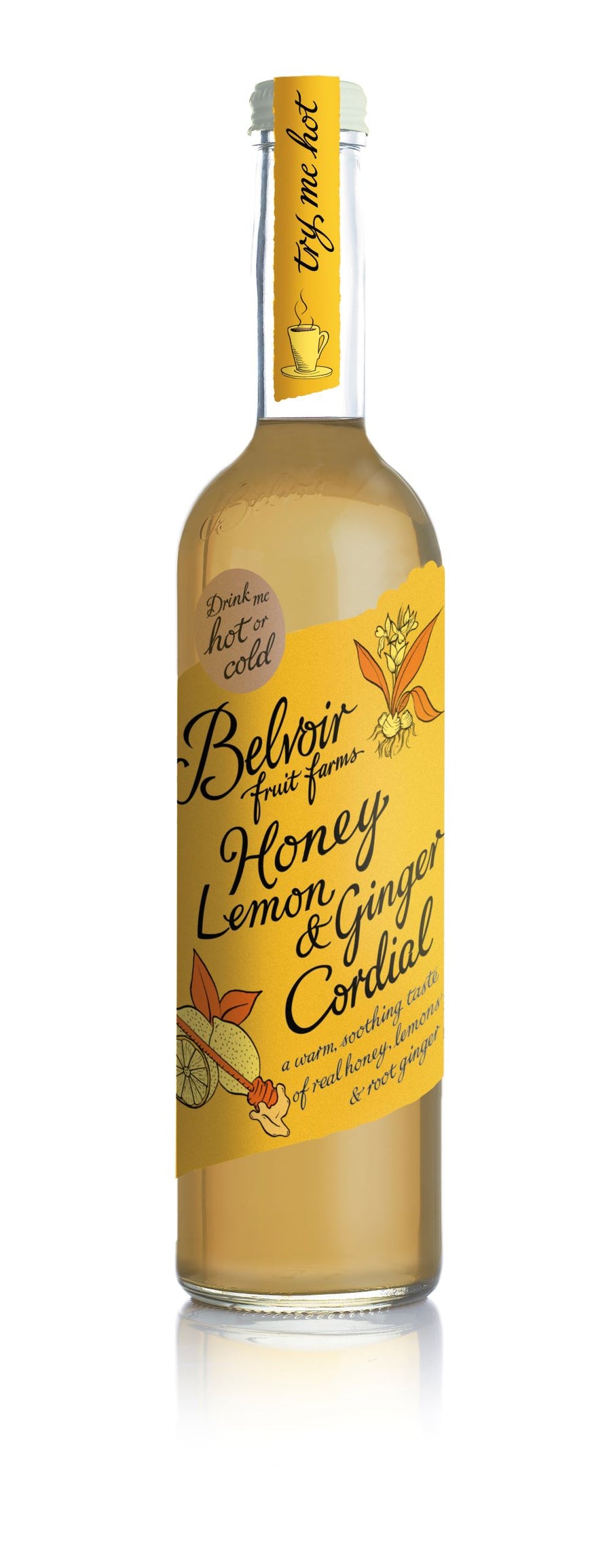 Belvoir Fruit Farms Honey, Lemon & Ginger Cordial 500ml