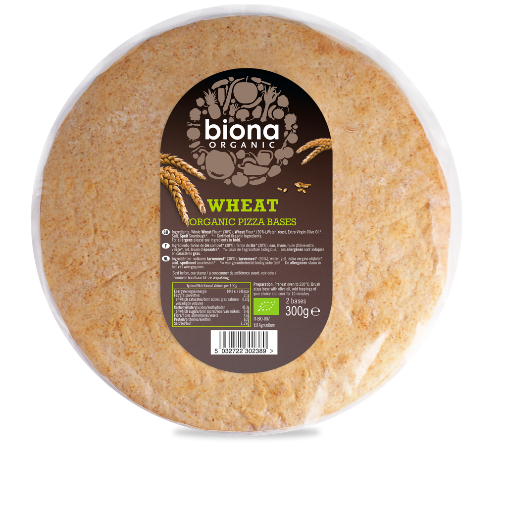 Biona Organic Mini Wheat Pizza Bases 300g