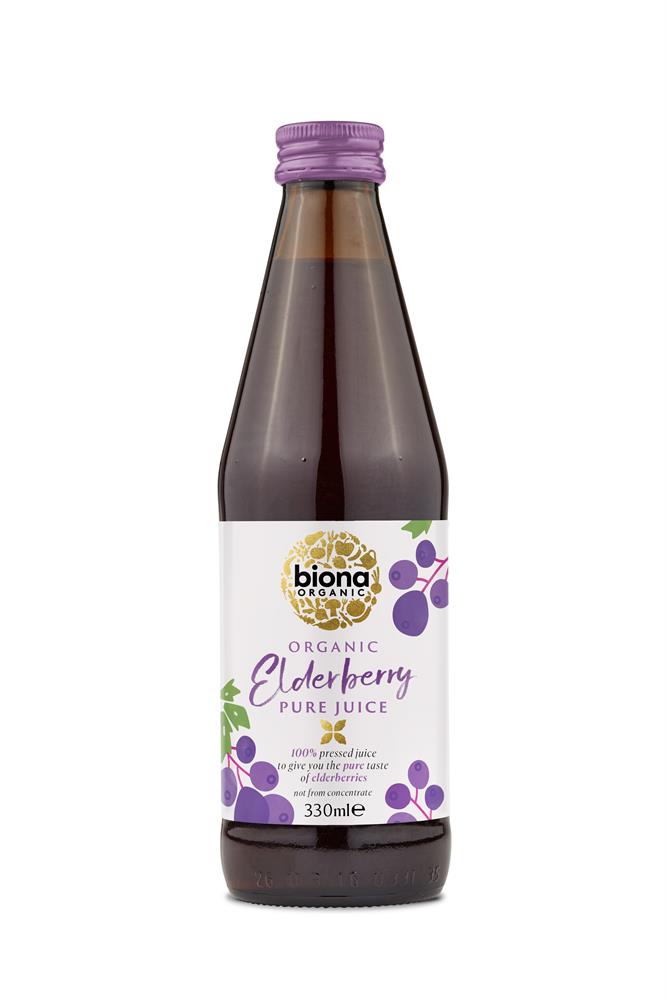 Biona Organic Pure Elderberry Super Juice 330ml