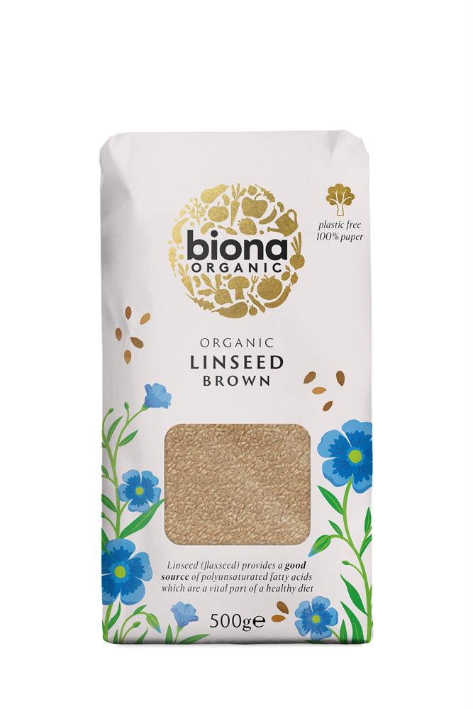 Biona Organic Brown Linseed 500g