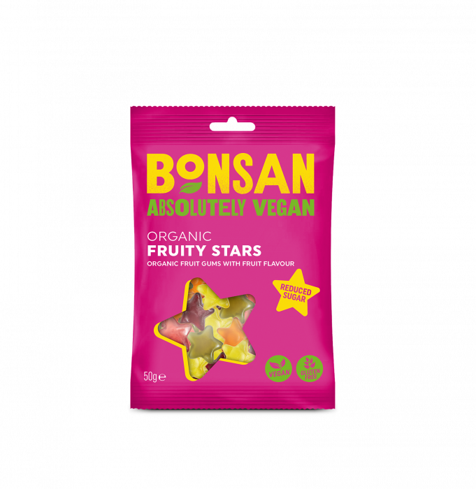 Bonsan Organic Fruity Stars 50g