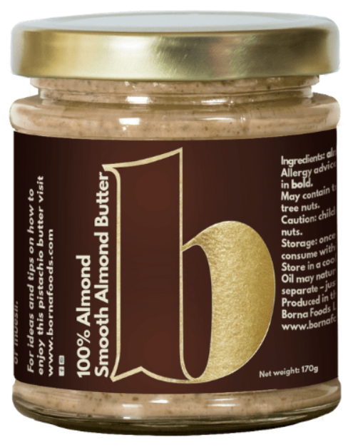 Borna Smooth 100% Almond Butter 170g
