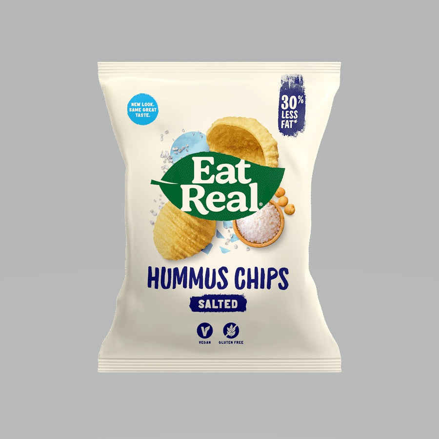 Eat Real Hummus Sea Salt Chips 45g - Pack of 6