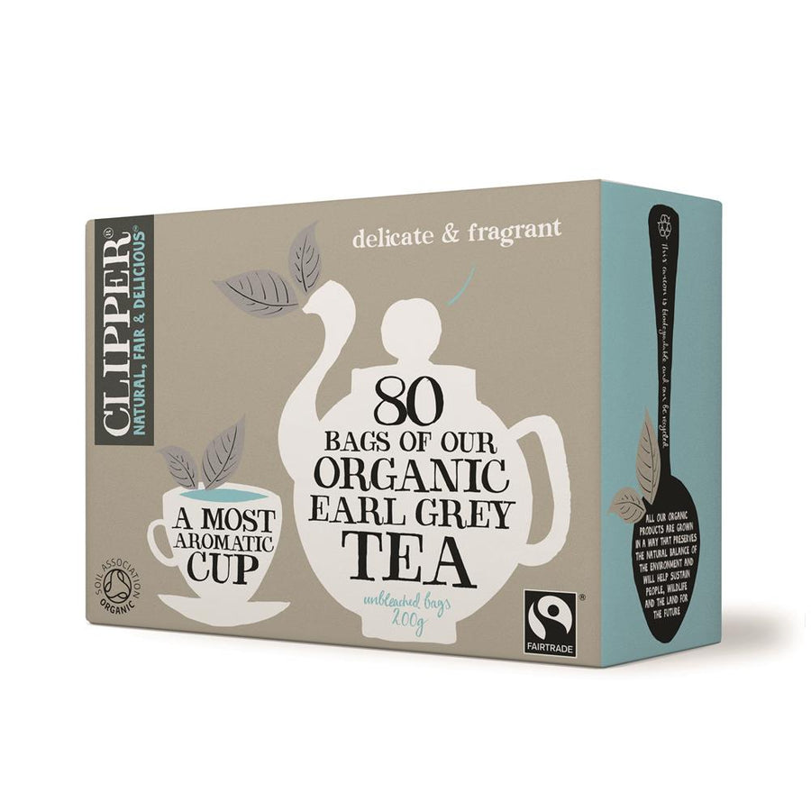 Clipper Fairtrade Organic Earl Grey Tea 80 Bags
