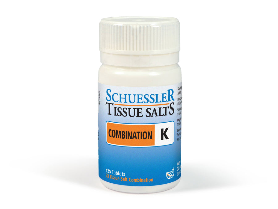 Schuessler Tissue Salts Combination K 125 Tablets