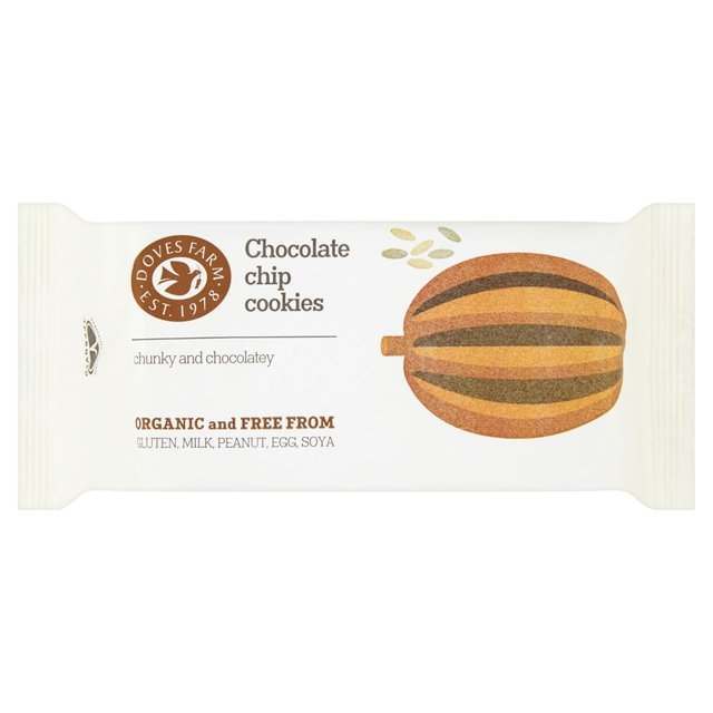 Doves Farm Organic Gluten Free Chocolate Chip Cookies 180g
