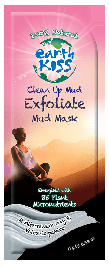 Earth Kiss Clean Up Exfoliate Mud Mask 17g