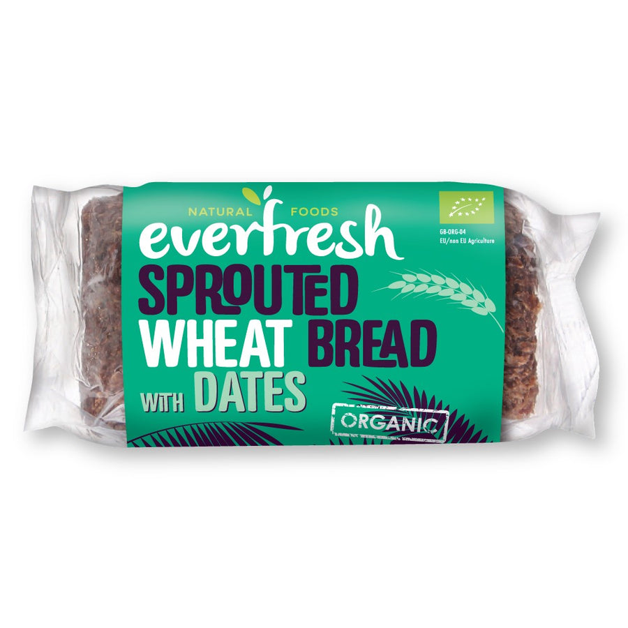 Everfresh Bakery Organic Sprouted Wheat Bread with Dates 400g