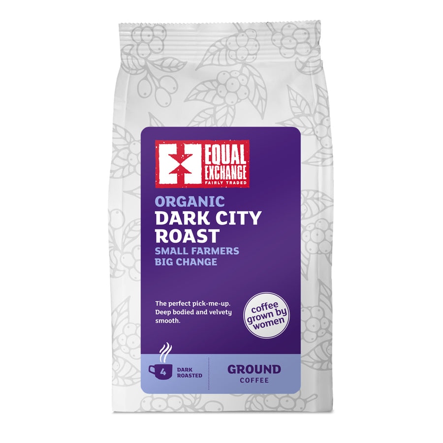 Equal Exchange Organic Dark City Ground Coffee 227g