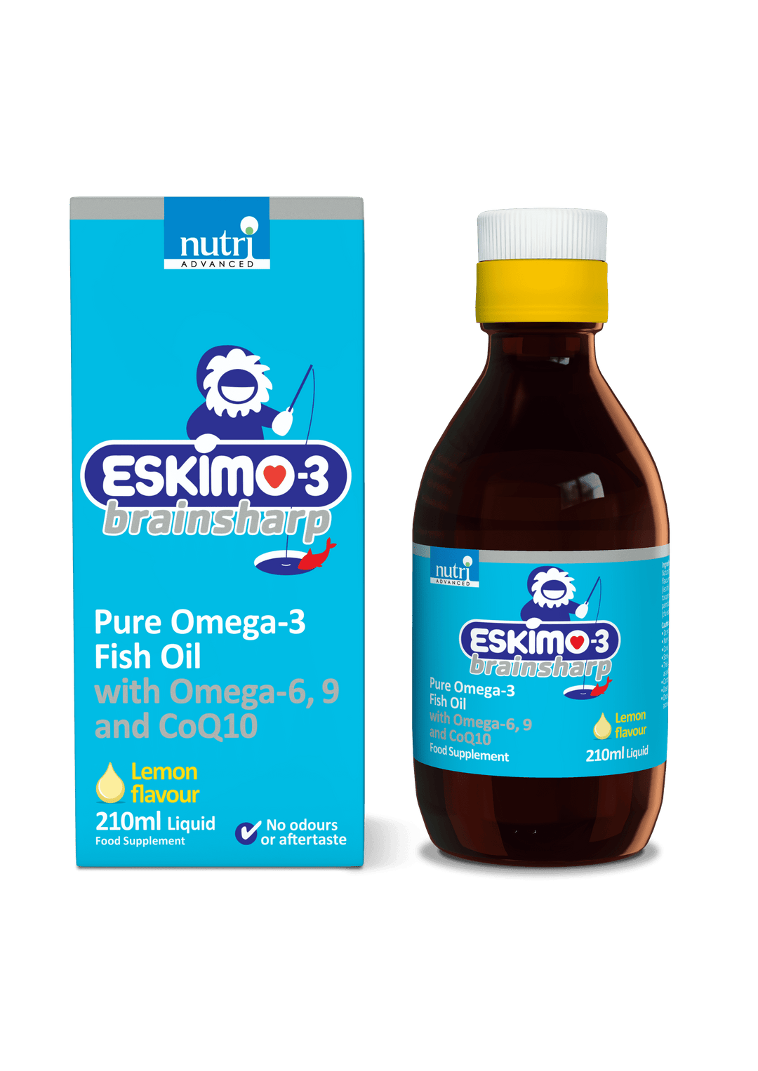 Eskimo-3 Brainsharp Pure Omega-3 Fish Oil Liquid 210ml
