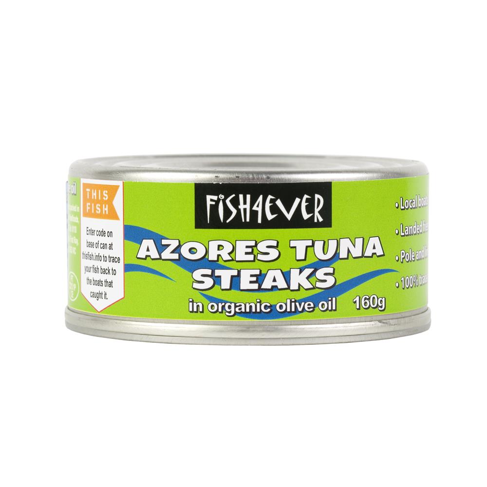 Fish4Ever Azores Tuna Steaks in Olive Oil 160g