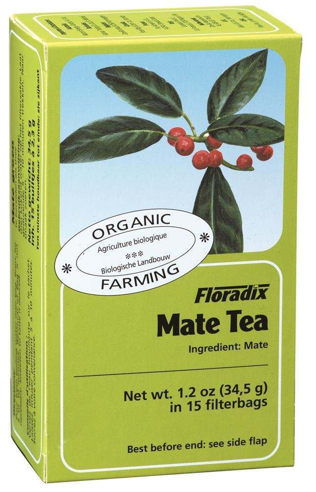 Floradix Organic Mate Herbal Tea 15 Bags