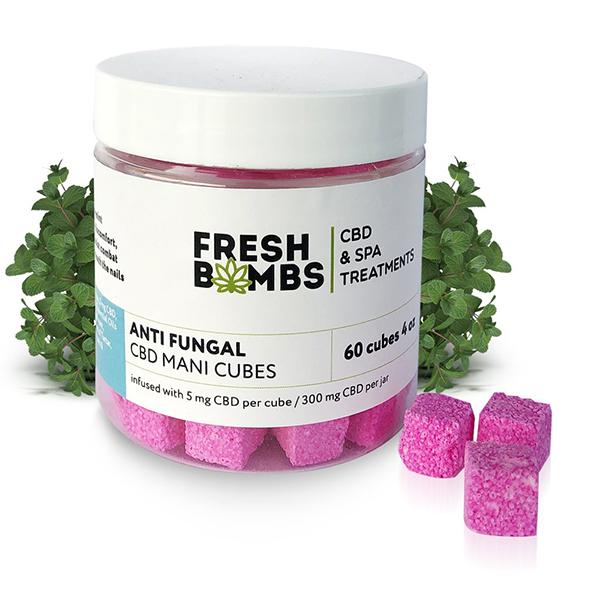 Fresh Bombs CBD Mani Cubes 5mg CBD 4 Oz 60 pcs/pack