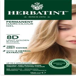 Herbatint Permanent Hair Colour 8D Light Golden Blonde 150ml