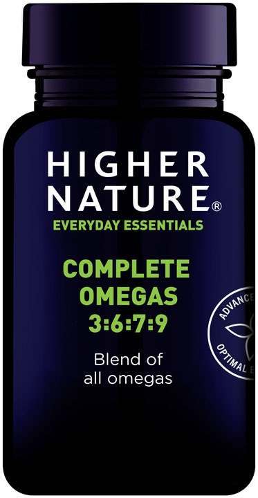 Higher Nature Complete Omegas 3-6-7-9 240 Gel Capsules