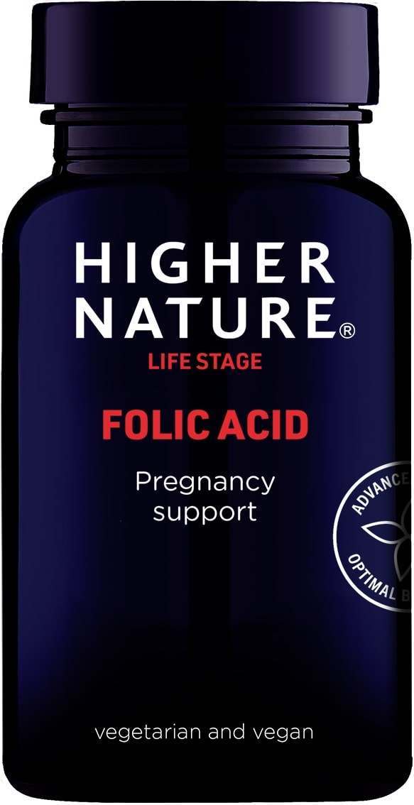 Higher Nature Folic Acid 400Âµg 90 Capsules