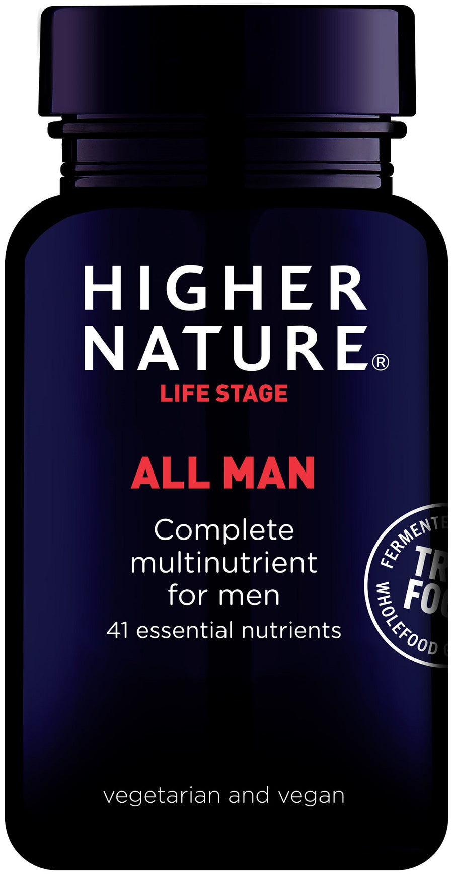 Higher Nature True Food All Man 180 Capsules