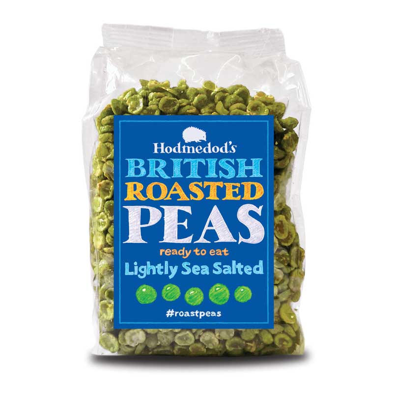 Hodmedods British Roasted Peas - Lightly Sea Salted 300g