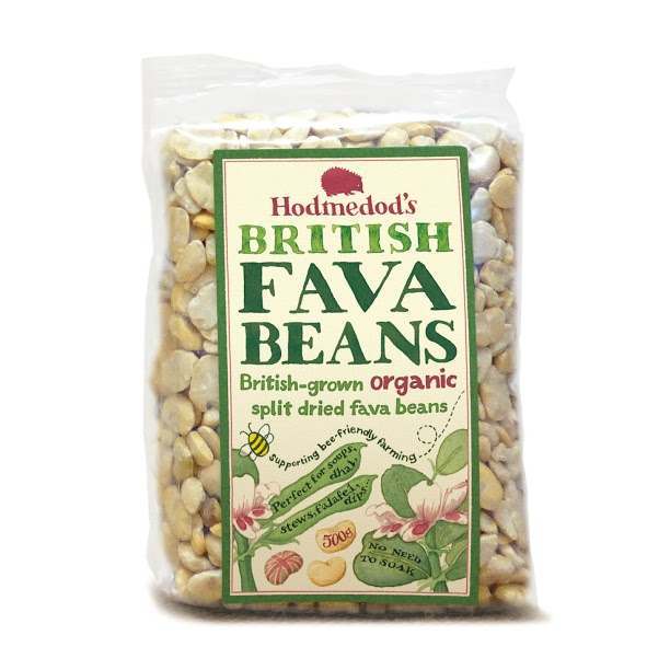 Hodmedods Organic Split British Fava Beans 500g