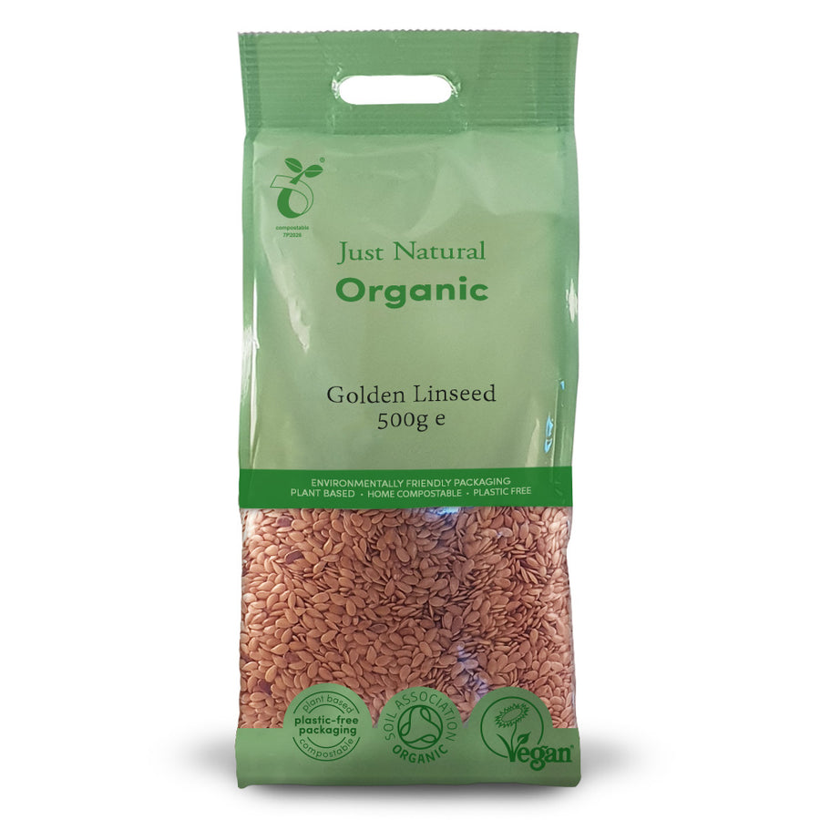 Just Natural Organic Golden Linseed 500g