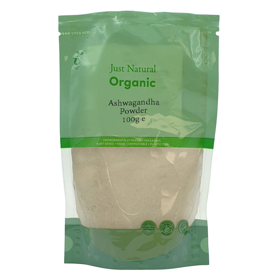 Just Natural Organic Ashwagandha Powder 100g