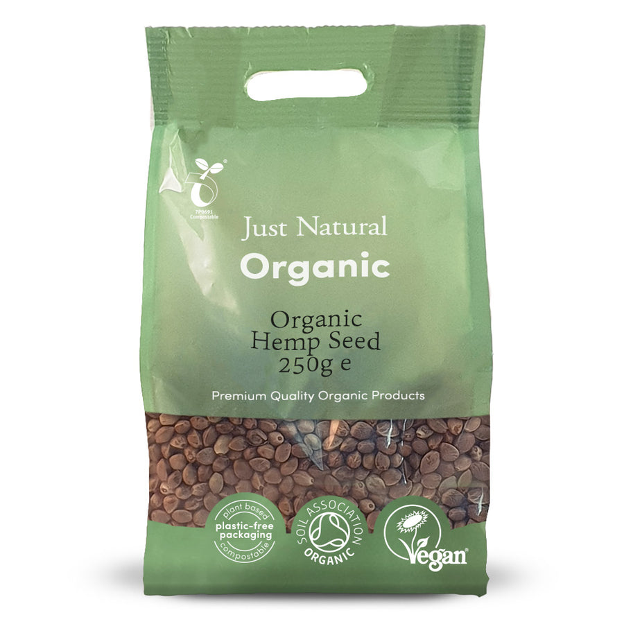 Just Natural Organic Whole Hemp Seed 250g
