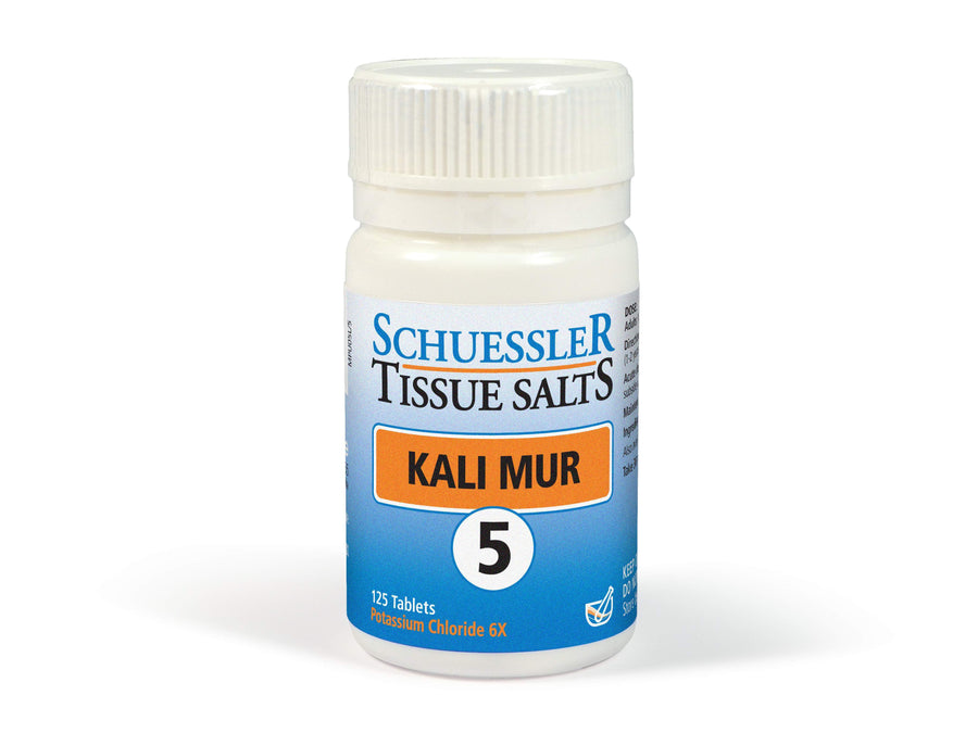Schuessler Kali Mur No.5 Tissue Salts 125 Tablets