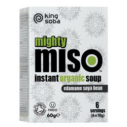 King Soba Edamame Soy Bean Mighty Miso Soup 60g