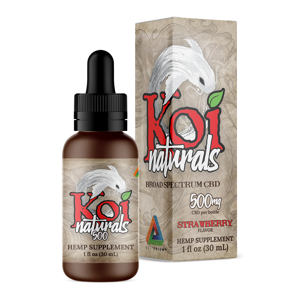 Koi Naturals 500mg Strawberry CBD Oil 30ml