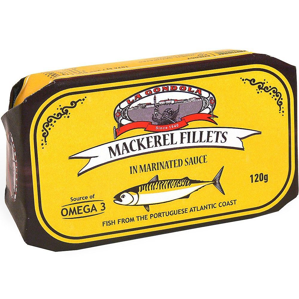 La Gondola Mackerel Fillets in Marinated Sauce 120g