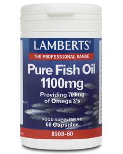 Lamberts Pure Fish Oil 1100mg 60 Capsules