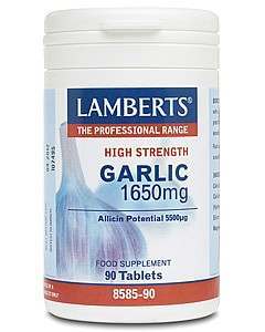 Lamberts Garlic 1650mg 90 Tablets