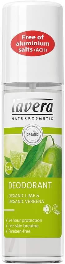 Lavera Refreshing Organic Lime & Verbena Deodorant Spray 75ml