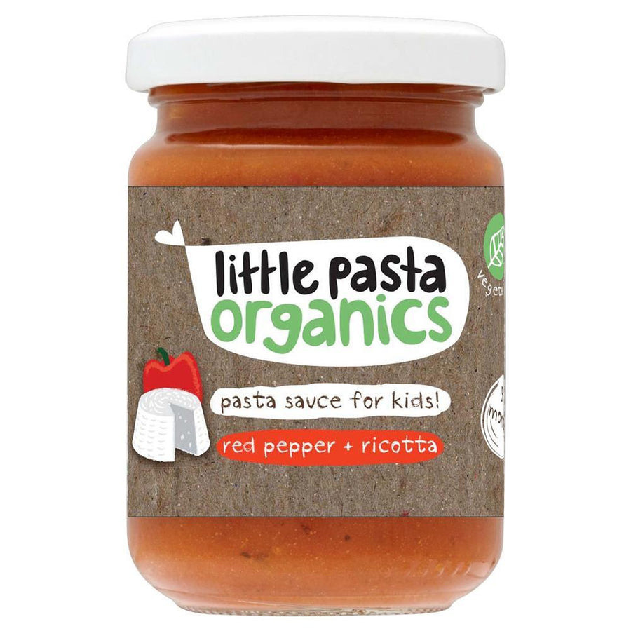 Little Pasta Organics Red Pepper & Ricotta Pasta Sauce 130g