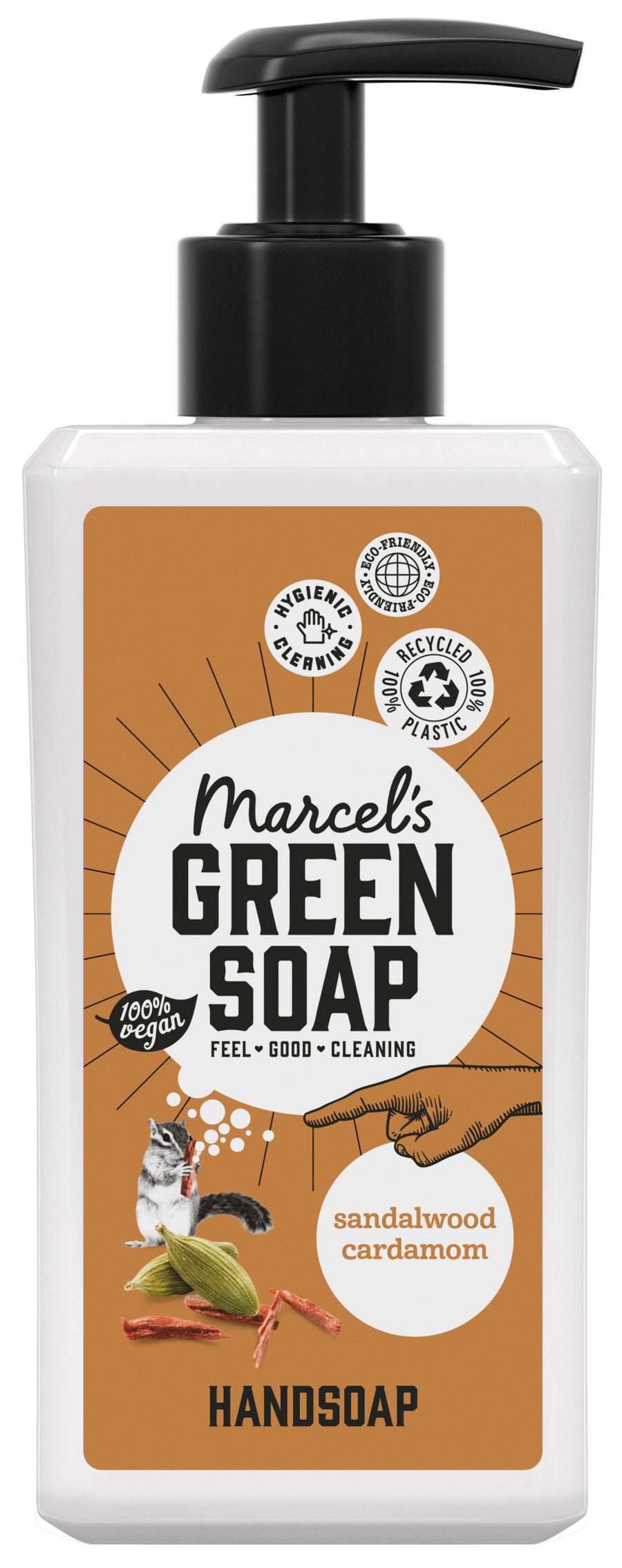 Marcel's Green Soap Sandalwood & Cardamom Hand Soap 250ml
