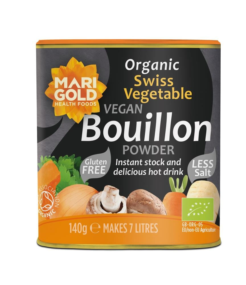Marigold Organic Less Salt Swiss Vegetable Bouillon Powder 140g