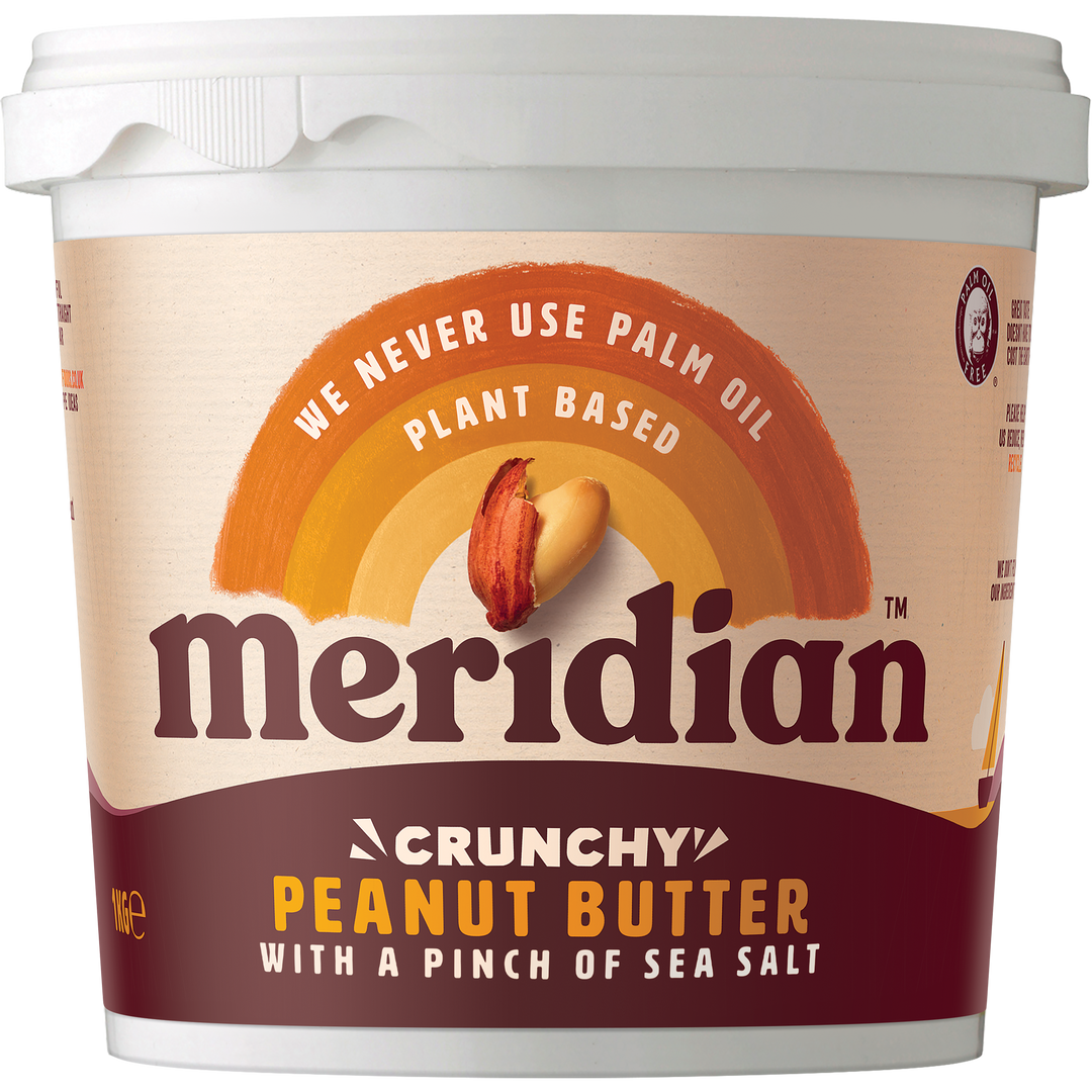 Meridian Natural Crunchy Peanut Butter with Salt 1kg