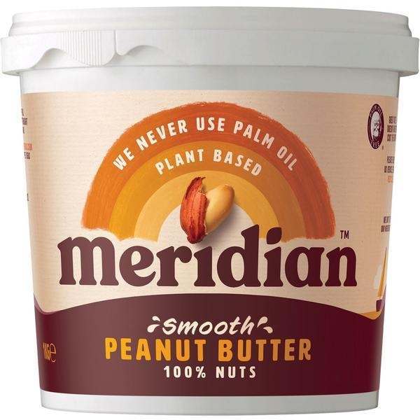 Meridian Natural Smooth 100% Peanut Butter 1kg
