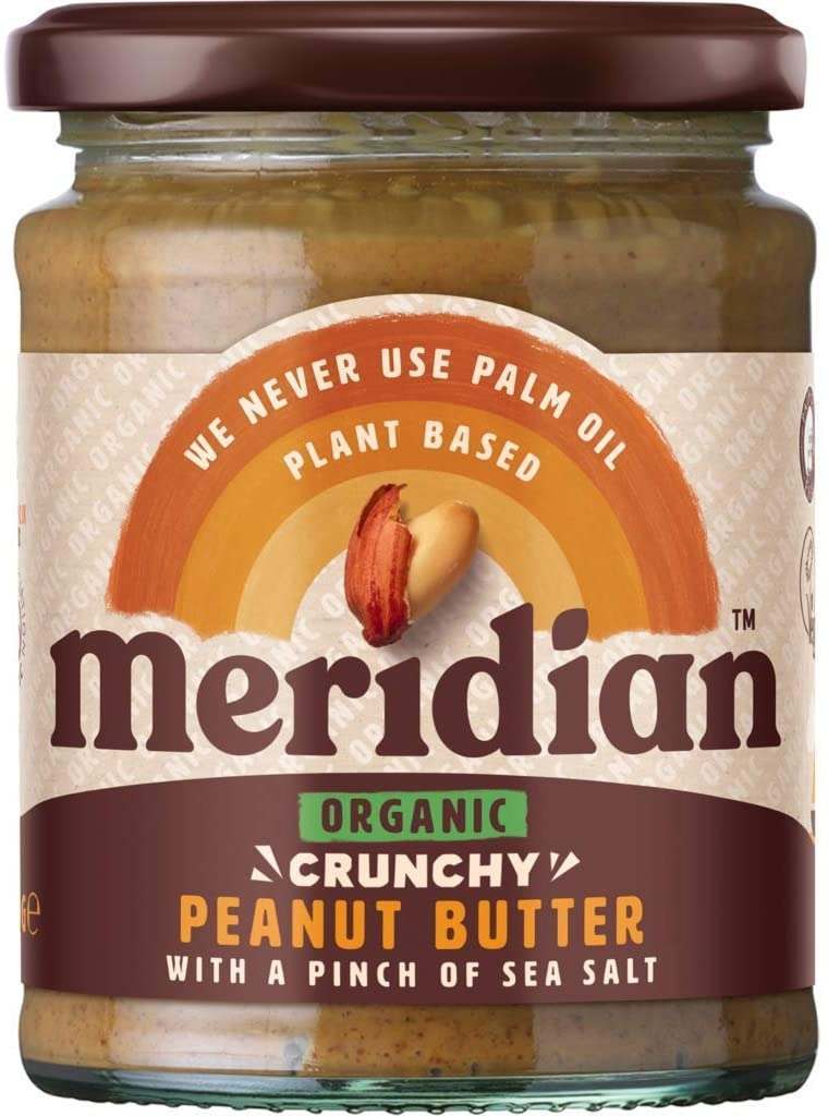 Meridian Organic Crunchy Peanut Butter with Salt 280g