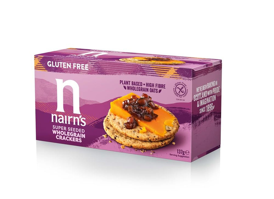 Nairn's Gluten Free Super Seeded Crackers 137g