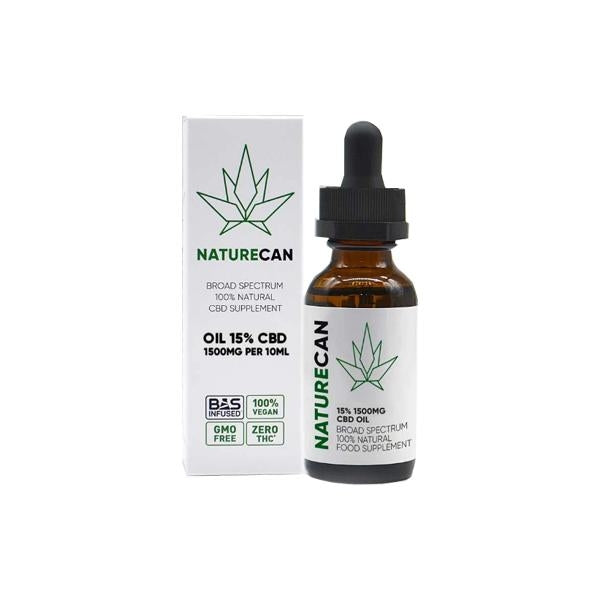 Naturecan Broad Spectrum 1500mg CBD Oil 10ml