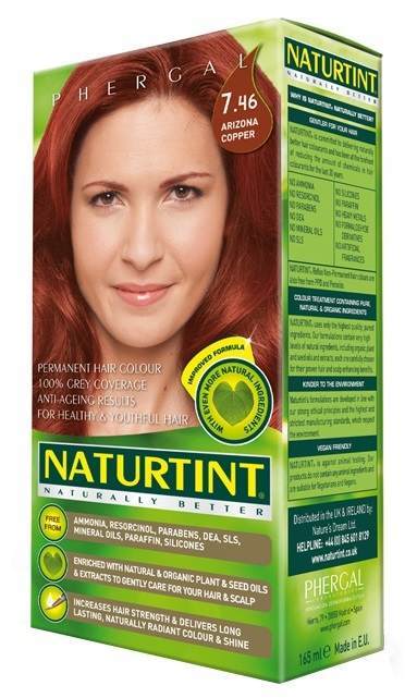 Naturtint Permanent Hair Colour 7.46 Arizona Copper 165ml