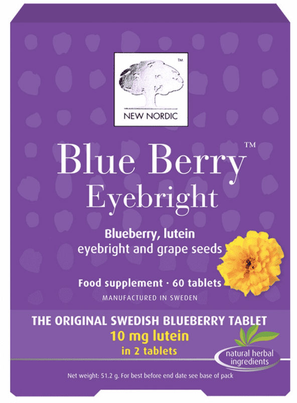 New Nordic Blueberry Eyebright 60 Tablets