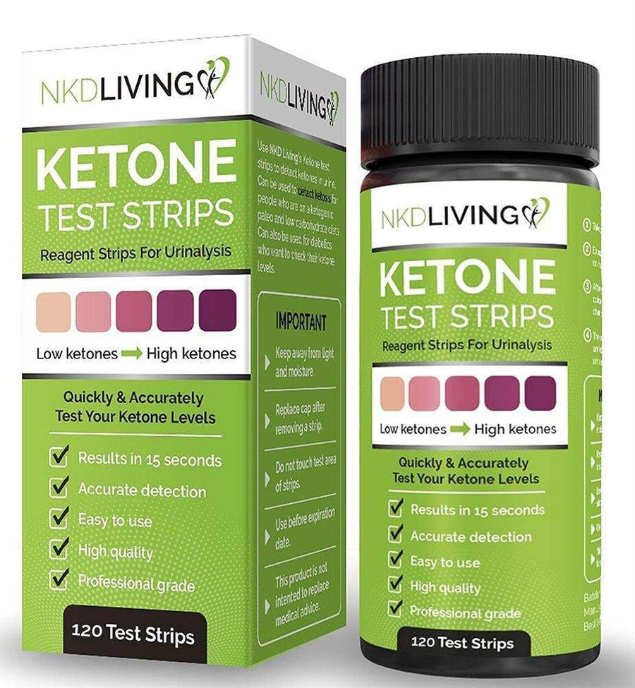 NKD Living Ketone Test Strips - 120 Strips