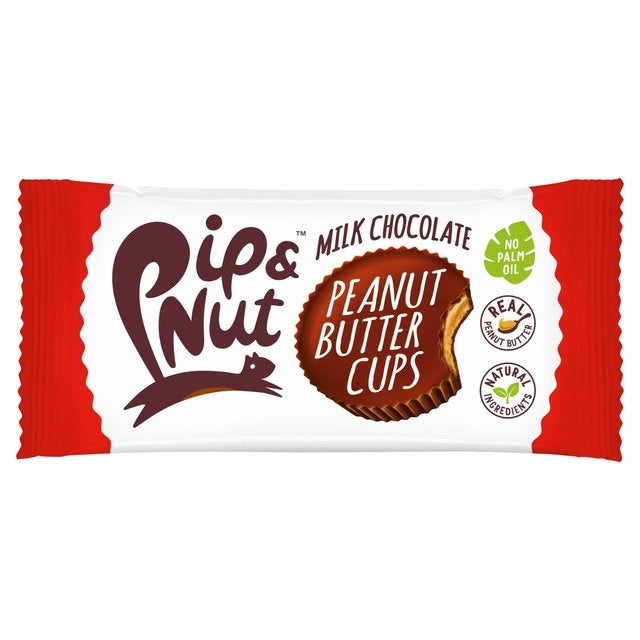 Pip & Nut Milk Chocolate Peanut Butter Cups 34g - Pack of 5