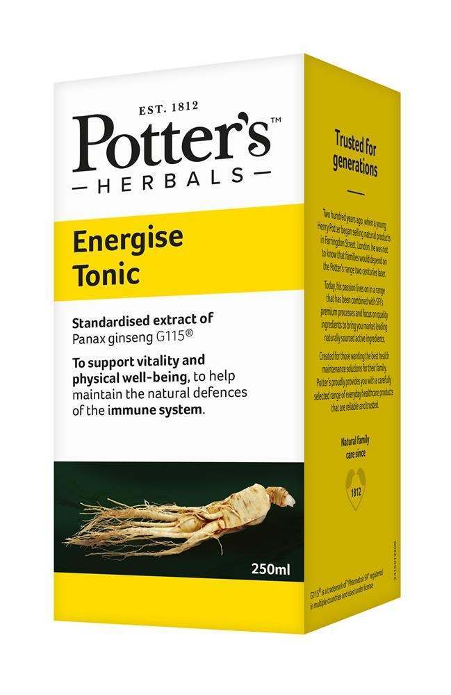 Potter's Herbals Energise Tonic 250ml