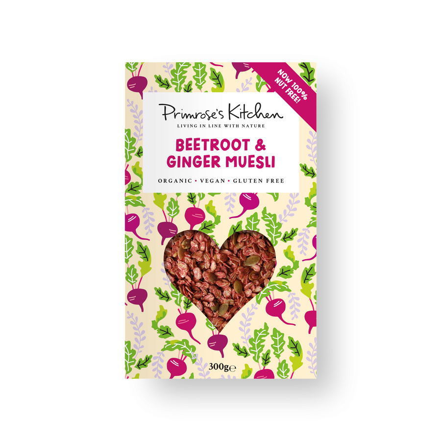 Primrose's Kitchen Raw Beetroot & Ginger Muesli 400g