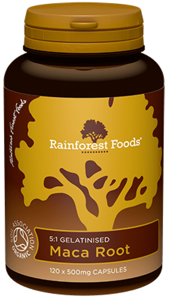 Rainforest Foods Organic Maca Root 120 Capsules