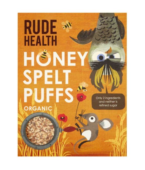 Rude Health Organic Honey Spelt Puffs 175g